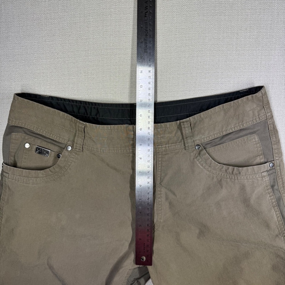 Kuhl Radikl Mens 36x32 Hiking Outdoor Hybrid Utility Pants Brown - Picture 4 of 14